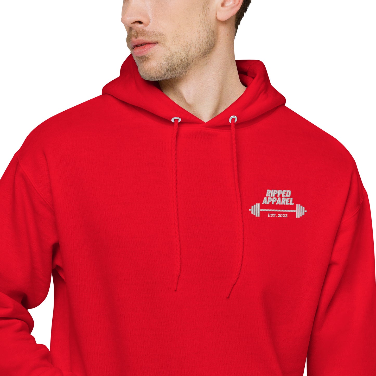 Unisex fleece "Ripped" hoodie