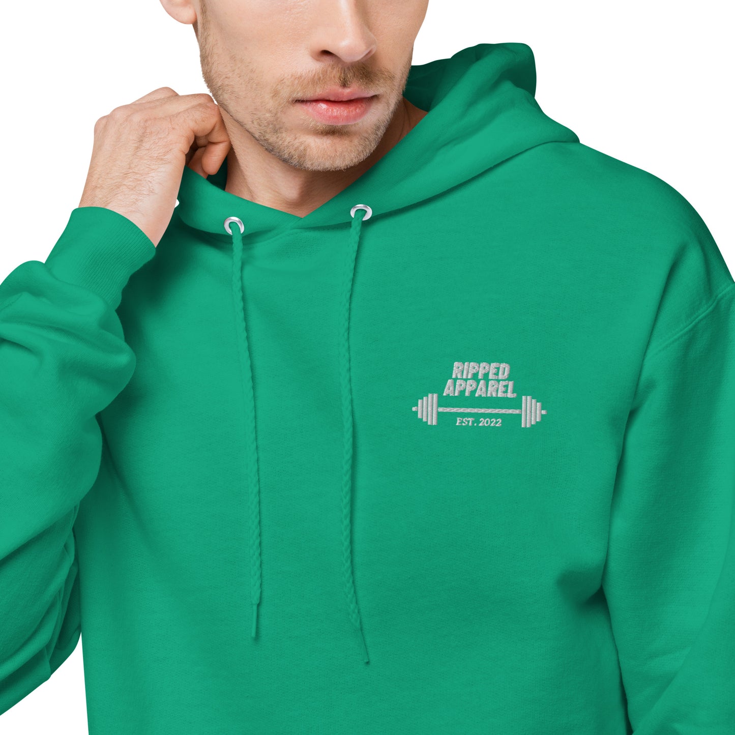 Unisex fleece "Ripped" hoodie