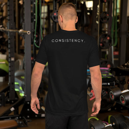 Unisex "consistency." Tee