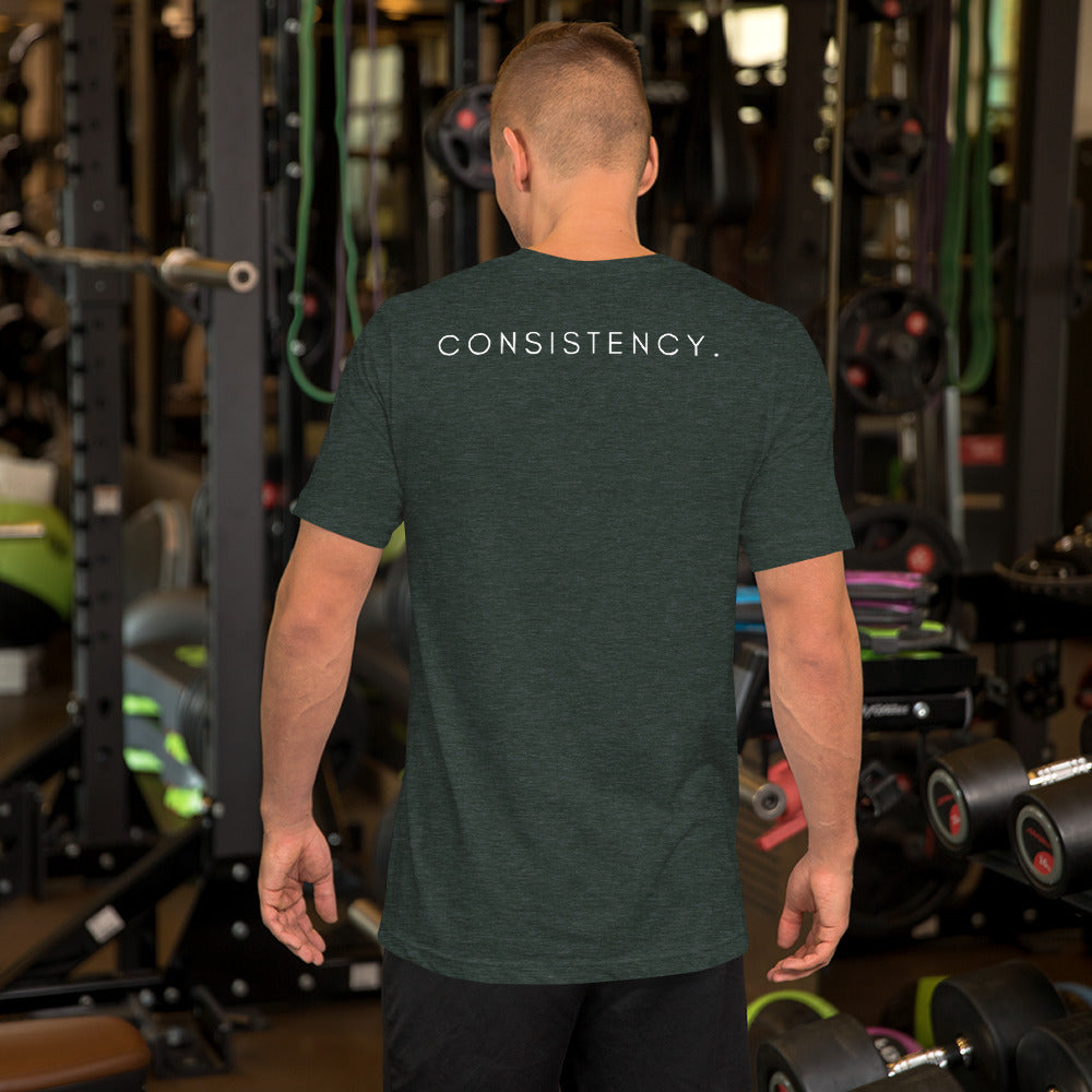 Unisex "consistency." Tee